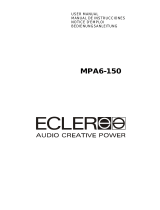 Ecler MPA6-150 Manual de usuario
