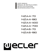 Ecler NZA Manual de usuario