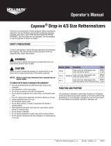 Vollrath Cayenne® Drop-in 4/3 Size Rethermalizers Manual de usuario