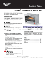 Vollrath Oven, Cayenne®, Cheese Melter Manual de usuario