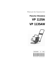 Wacker Neuson VP1135AW Manual de usuario