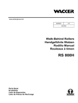 Wacker Neuson RS800H Parts Manual