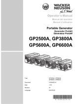 Wacker Neuson GP3800A Manual de usuario