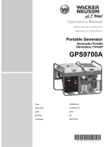 Wacker Neuson GPS9700A Manual de usuario