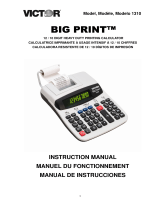 Victor 1310 Big Print™ El manual del propietario