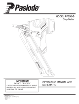 Paslode PF350S PowerFramer Framing Strip Nailer El manual del propietario
