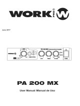 Work-pro PA 200 MX Manual de usuario