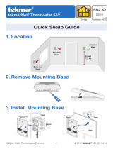 tekmar  Thermostat 552  Instrucciones de operación
