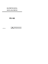 Promax PD-185 Manual de usuario