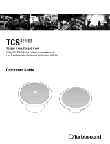 Turbosound TCS32C-T-WH Guía de inicio rápido