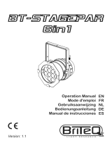 Briteq BT-STAGEPAR 6in1 El manual del propietario