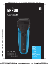 Braun 301s, 300s, 310s wet&dry, peau sèche et mouillée, Series 3 Manual de usuario