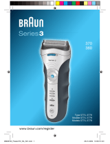 Braun 370, 360, Series 3 Manual de usuario