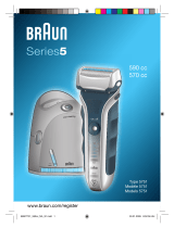 Braun 590cc, 570cc, Series 5 Manual de usuario