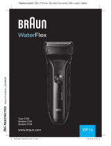 Braun WF1s, Water Flex Manual de usuario