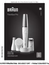 Braun 911, 921, FaceSpa Pro Manual de usuario