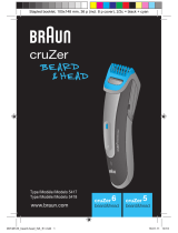 Braun cruZer6 beard&head, cruZer5 beard&head Manual de usuario
