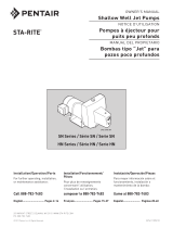 STA-RITE SN Series, HN Series Shallow Well Jet Pumps El manual del propietario