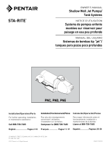 STA-RITE PNC, PND, PNE Shallow Well Jet Pumps/Tank Systems El manual del propietario
