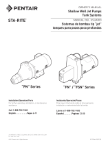 STA-RITE PN Series, FN / FSN Series Shallow Well Jet Pumps Tank Systems El manual del propietario