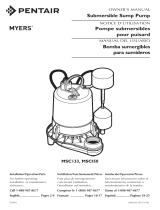 Pentair MYERS MSC133 El manual del propietario