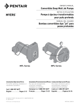 MYERS MFL, MPL Series El manual del propietario