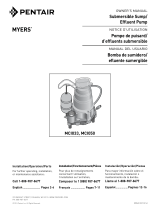 MYERS MYERS MCI050 El manual del propietario