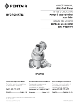 Hydromatic HPUSP125 Utility Sink Pump El manual del propietario