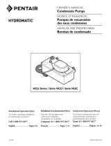 Pentair HCU Series Condensate Pumps El manual del propietario