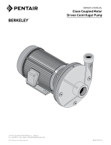 Berkeley Close Coupled Motor Driven Centrifugal Pump El manual del propietario
