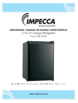 Impecca 1.7 CU. FT. Compact Refrigerator Manual de usuario