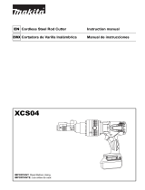 Makita XCS04ZK Manual de usuario