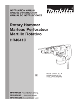 Makita HR4041C Manual de usuario