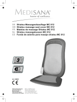 Medisana Shiatsu massagekussen MC 812 El manual del propietario
