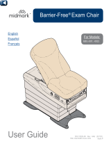 Midmark 626 Barrier-Free® Exam Chair (-001 thru -006) Manual de usuario