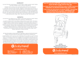 Baby Trend XCEL-R8 Jogger (2017) El manual del propietario