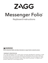 Zagg Messenger Folio El manual del propietario