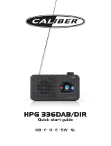 Caliber HPG336DAB/DIR Guía de inicio rápido