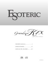 Esoteric Grandioso K1X El manual del propietario