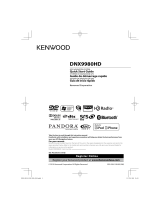 Kenwood DNX 9980 HD Guía de inicio rápido