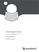 Sunstech FMT-400 BT USB Instrucciones de operación