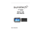 Sunstech Tab 75 4GB El manual del propietario