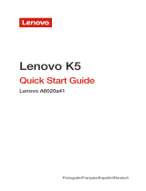 Lenovo K5 Guía de inicio rápido