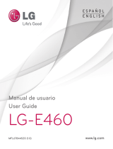 LG E460 Orange Manual de usuario
