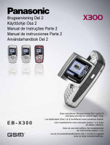 Panasonic X300 El manual del propietario