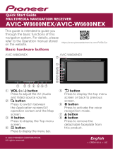 Pioneer AVIC W6600 NEX Guía del usuario