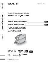 Sony HANDYCAM HDR-UX10E Manual de usuario