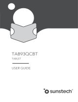 Sunstech Tab 93 QCBT Manual de usuario