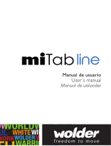 Wolder miTab Line Manual de usuario