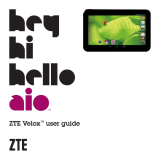 ZTE Velox V-72A El manual del propietario